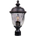 Maxim Lighting Maxim Lighting 3426WGOB Carriage House DC 1-Light Outdoor Pole/Post Lantern - Oriental Bronze 3426WGOB